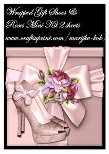 Wrapped Gift Shoes & Roses Mini Kit