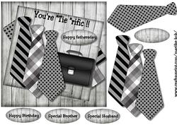 Male Card Ties