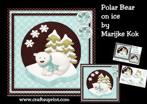 Mini Kit Polar Bear on Ice