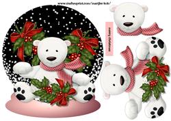 Snow Globe Ice Bear