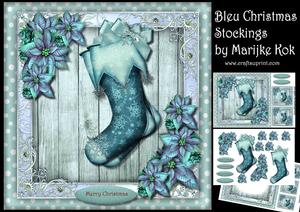 Bleu Christmas Stockings