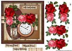 Male Card Time Flies - 