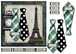 Male Card Neckties
