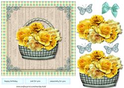 Basket Roses