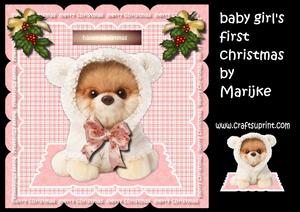 Baby Girl's First Christmas