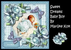 Sweet Dreams New Baby Boy