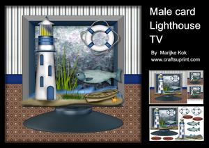 Male Card Lighthouse Tv