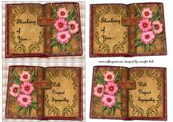 Sympathy Books Corsage & Cross