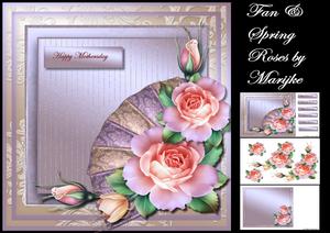 Fan Spring Roses Mini Kit