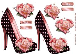 Shoes & Pink Roses