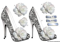Shoes & White Roses
