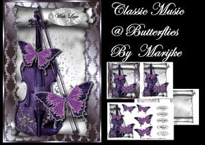 Classic Music & Butterflies Mini Kit