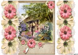 Card Topper New Home Cottage 2