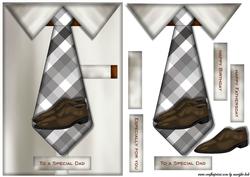 Male Card Tie & Shoes