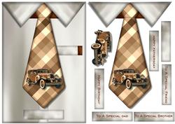 Male Card Tie Nostalgia