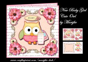 New Baby Girl Cute Owl