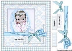 New Baby Boy Vintage 1