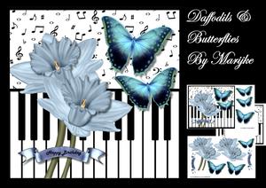Daffodils & Butterflies Mini Kit