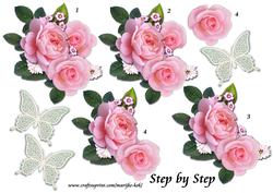 Step by Step Corsage & Butterflies