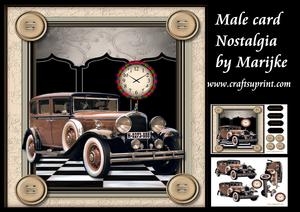 Male Card Nostagia Mini Kit