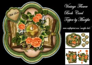 Vintage Flower Book Mini Kit