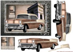Male Card Classic Car 1