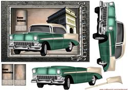 Male Card Classic Car 2