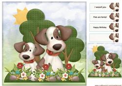 Cute Dogs Topper