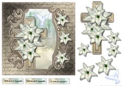 Sympathy Cross & Lilies