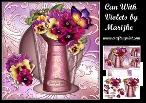 Can with Violets Mini Kit