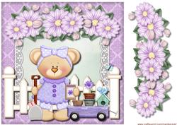 Gretchen and Her Garden Quick Card