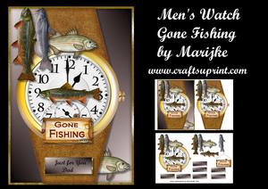 Men's Watch Gone Fishing Mini Kit