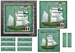 Male Card Sailship