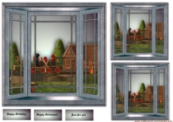 Male card Window Train