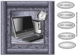 Male card Topper Office