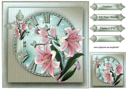Sympathy Lilies & Cross