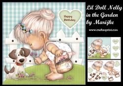 Lil Doll Nelly In The Garden Mini Kit