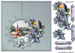 Christmas Church In Classic Frame