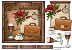 Male card office Collage
