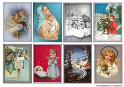 Vintage card Toppers