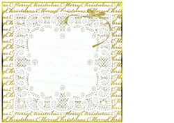 Merry christmas insert White
