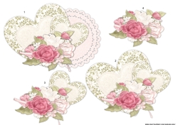 LOVE Romantic Step By Step Hearts & Roses
