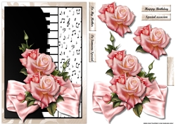Piano & Edwardian Roses