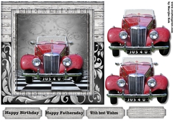 Male card VintageMG