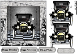Male card Vintage Ford