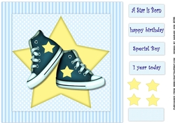 Cute Birthday Boy Shoes