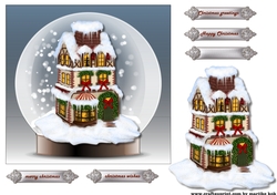 Snowglobe Christmas House