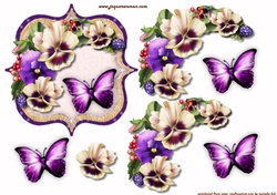 Scallop Topper pansies