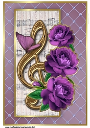 Music & Roses A4