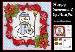 Happy Snowman 2 Mini Kit